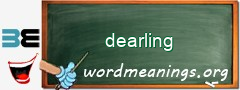 WordMeaning blackboard for dearling